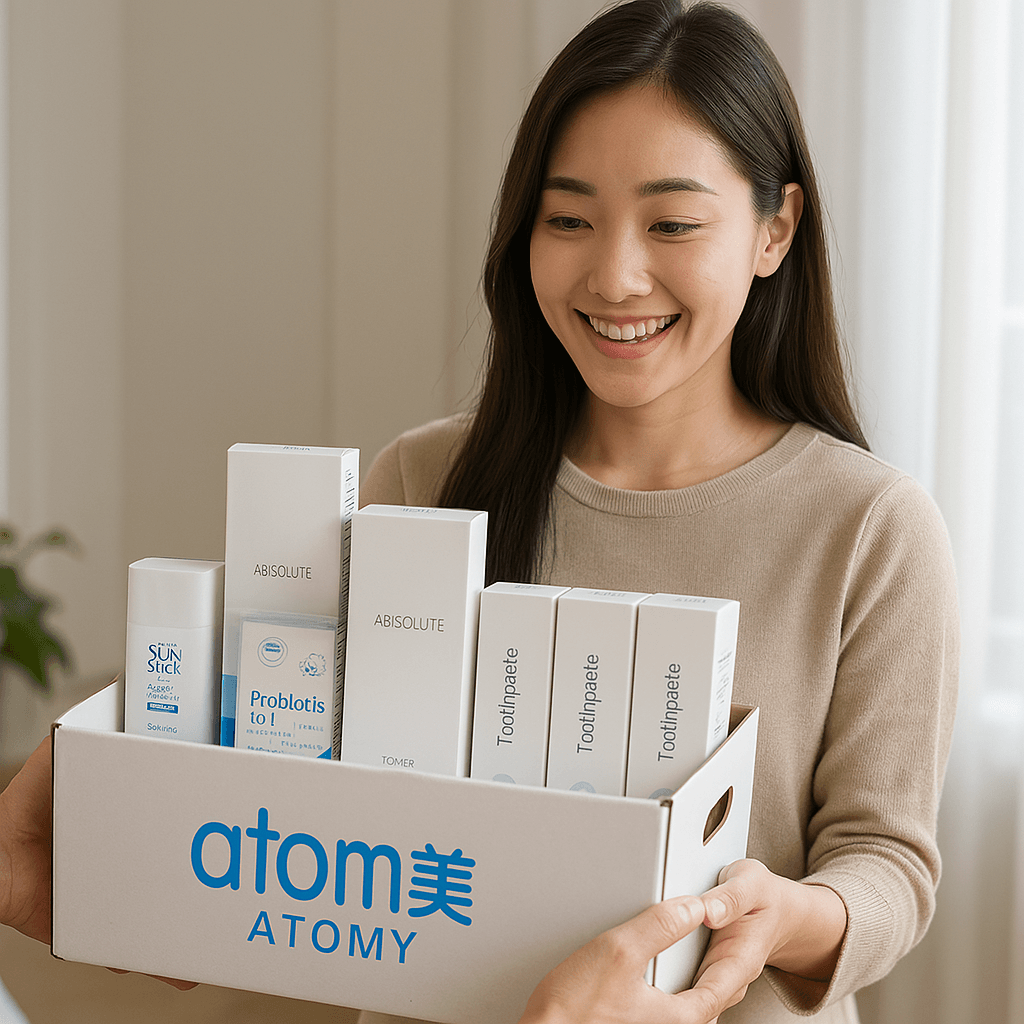 Клиент АТОМИ с продукцией